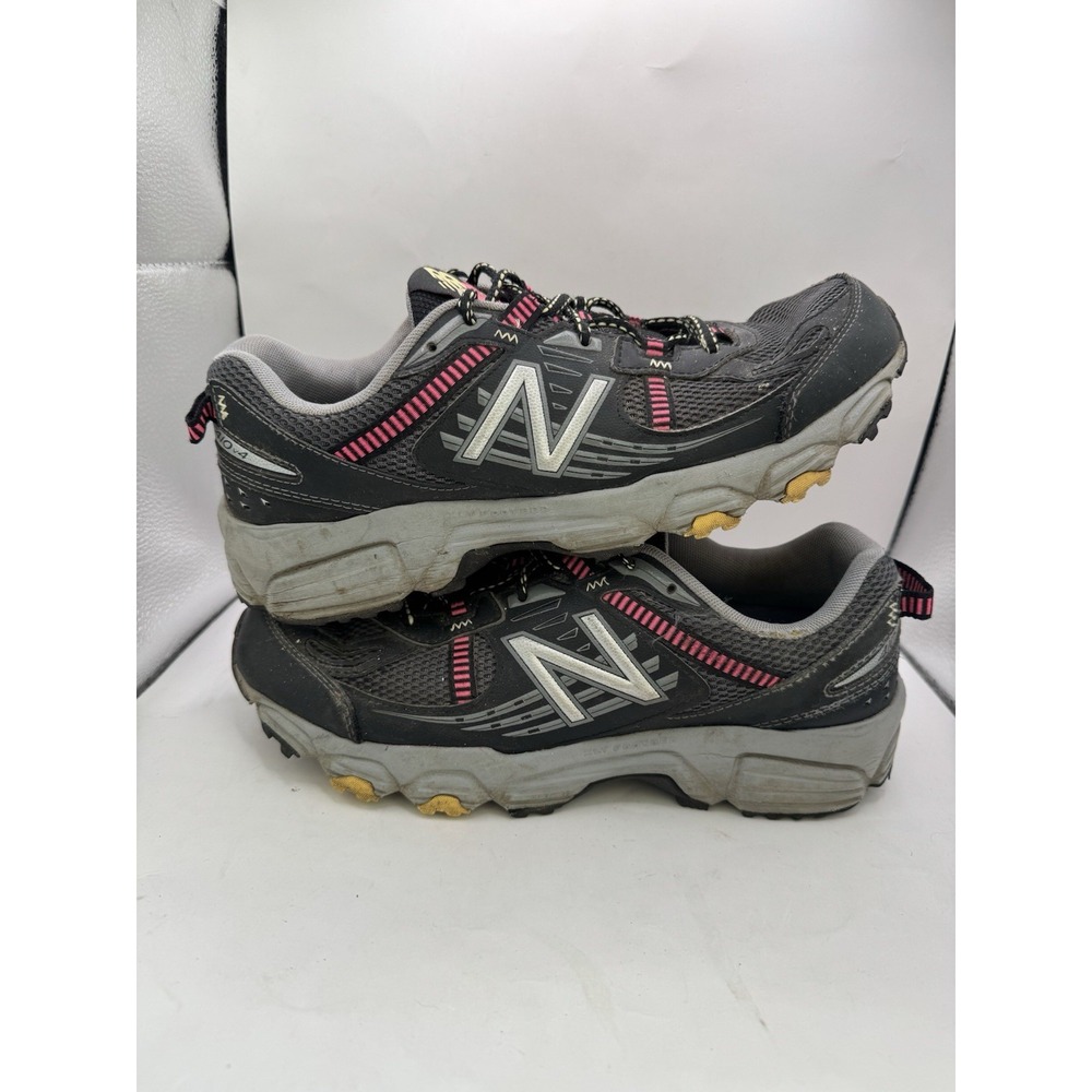 New Balance 410v4 Trail Grey Black Pink Women Sneaker 10 W WT410BP4